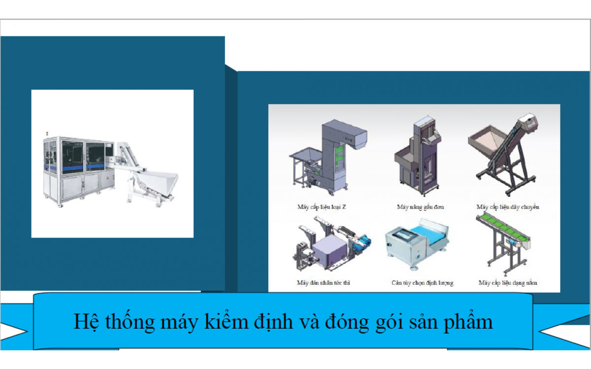 Máy kiểm định và đóng gói sản phẩm